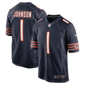 Child Jaylon Johnson Chicago Bears Navy Nike Game Jersey