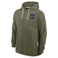 Men's Buffalo Bills Nike Olive Green 2025 Salute To Service Club Pullover Hoodie