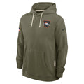 Men's Denver Broncos Nike Olive Green 2025 Salute To Service Club Pullover Hoodie