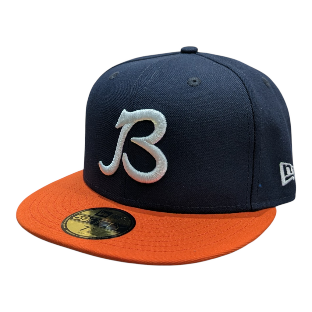 Chicago Bears 2 Tone Navy/Orange Coach New Era 59FIFTY Fitted Hat