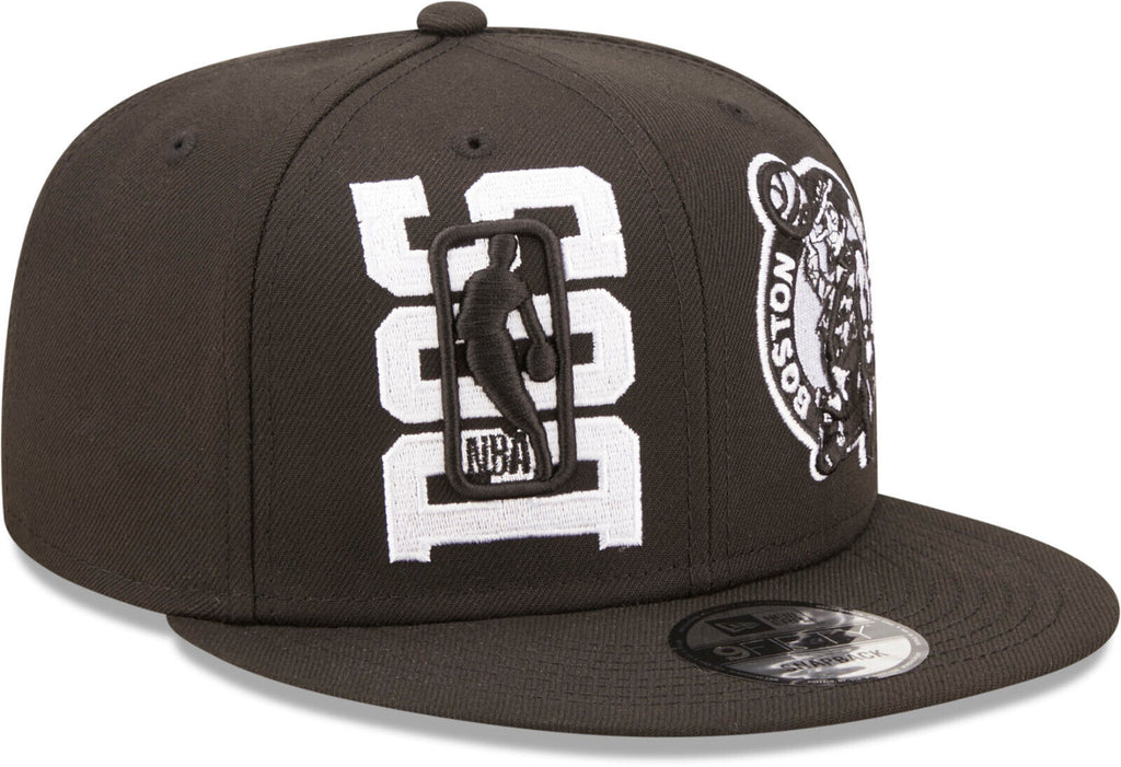 Boston Celtics New Era Black 2022 NBA Draft 9FIFTY Snapback Hat