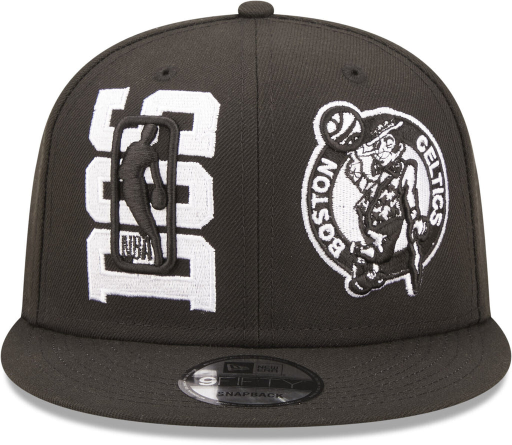 Boston Celtics New Era Black 2022 NBA Draft 9FIFTY Snapback Hat