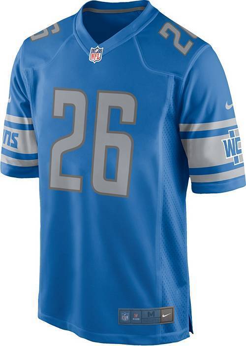 Youth Detroit Lions Jahmyr Gibbs Nike Blue Game Jersey