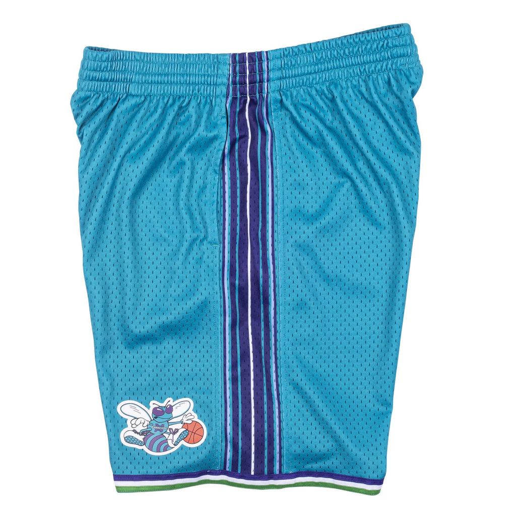 Charlotte Hornets Mitchell and Ness Hardwood Classics Teal 1999-2000 Swingman Shorts
