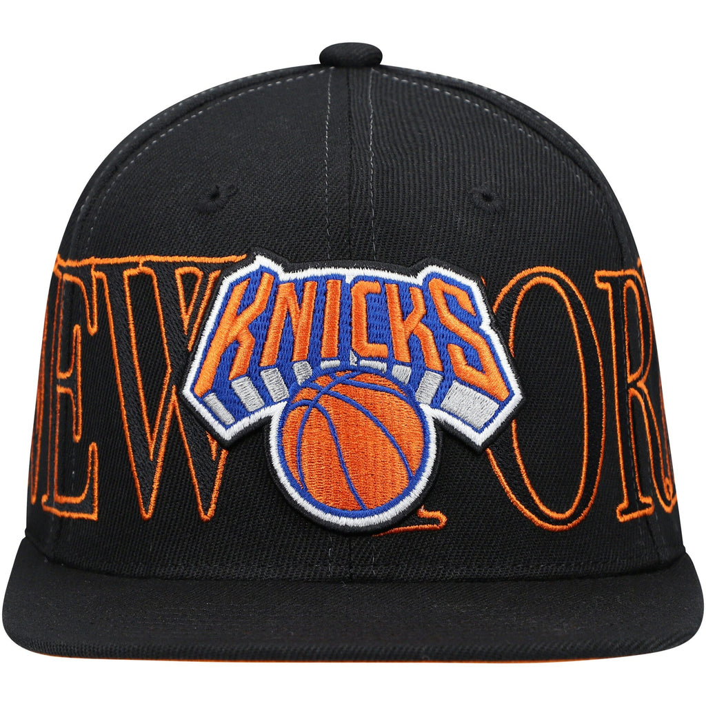 Men's Mitchell & Ness Black New York Knicks Winner Circle Snapback Hat