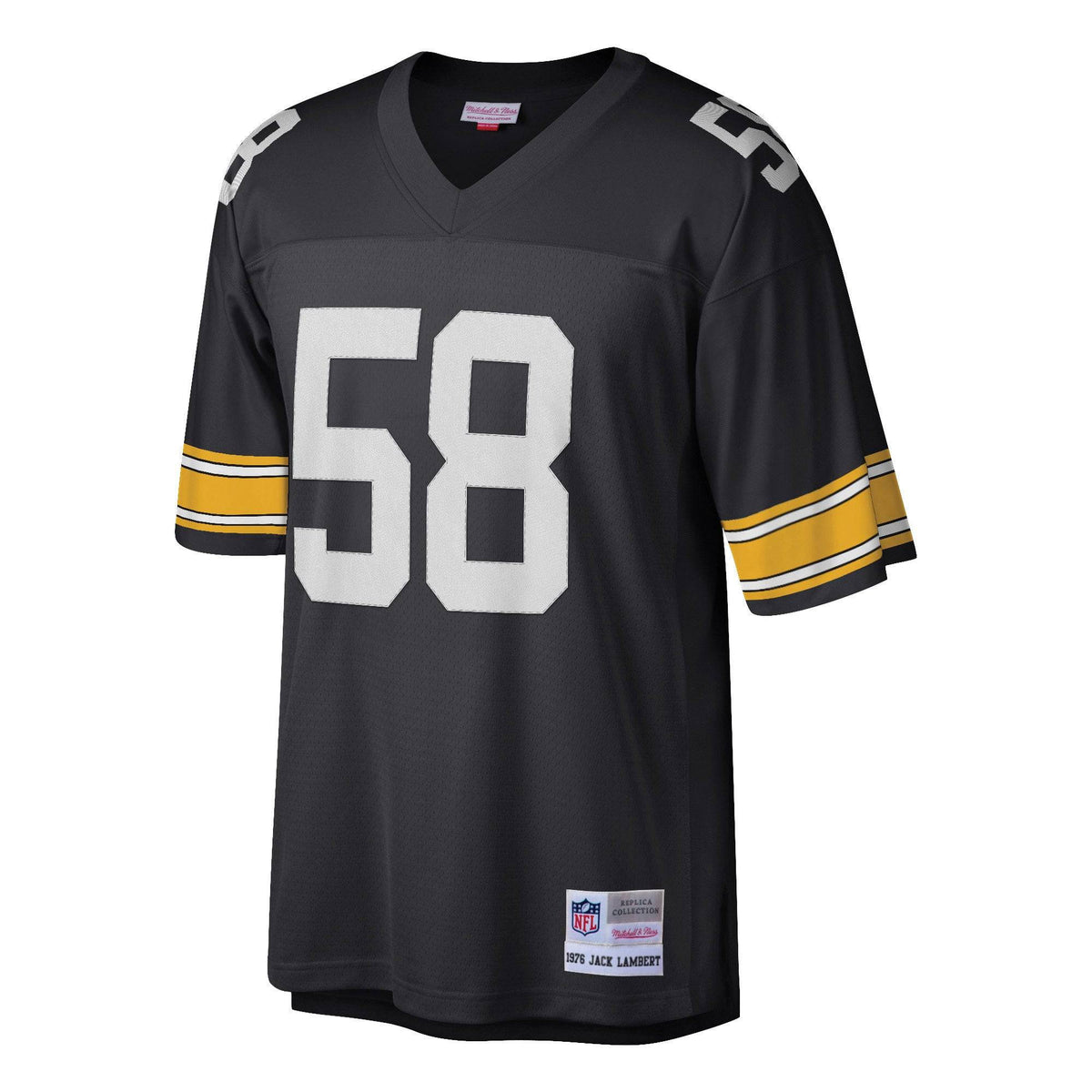 Men's Pittsburgh Steelers Jack Lambert Mitchell & Ness Black Replica Legacy Jersey