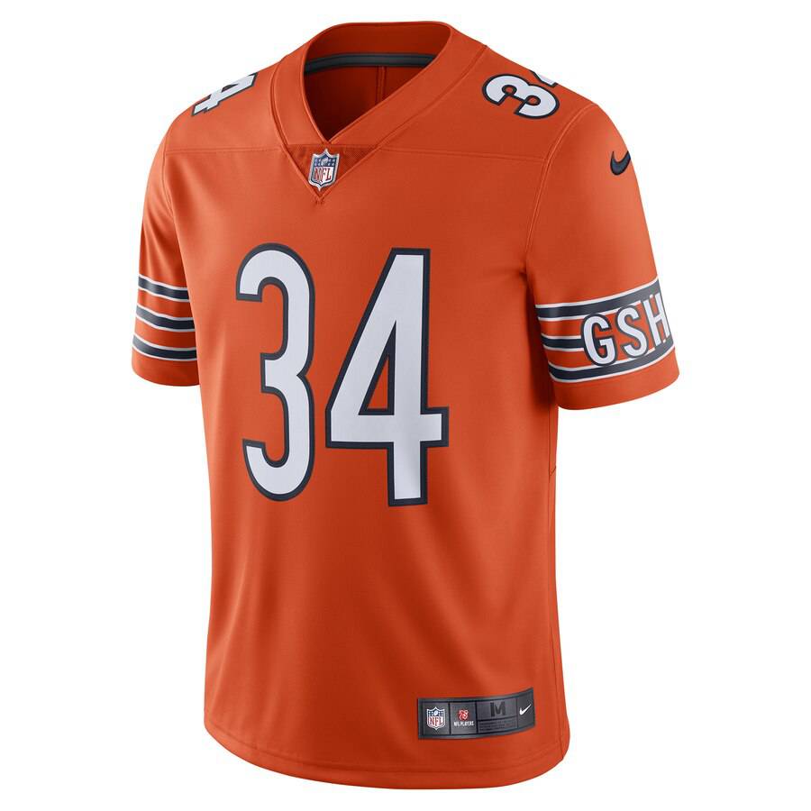 Men's Chicago Bears Walter Payton Nike Orange Alternate Vapor Untouchable Limited Retired Player Jersey