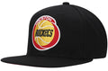 Men's Houston Rockets Basic Core Black Mitchell & Ness Snapback Hat