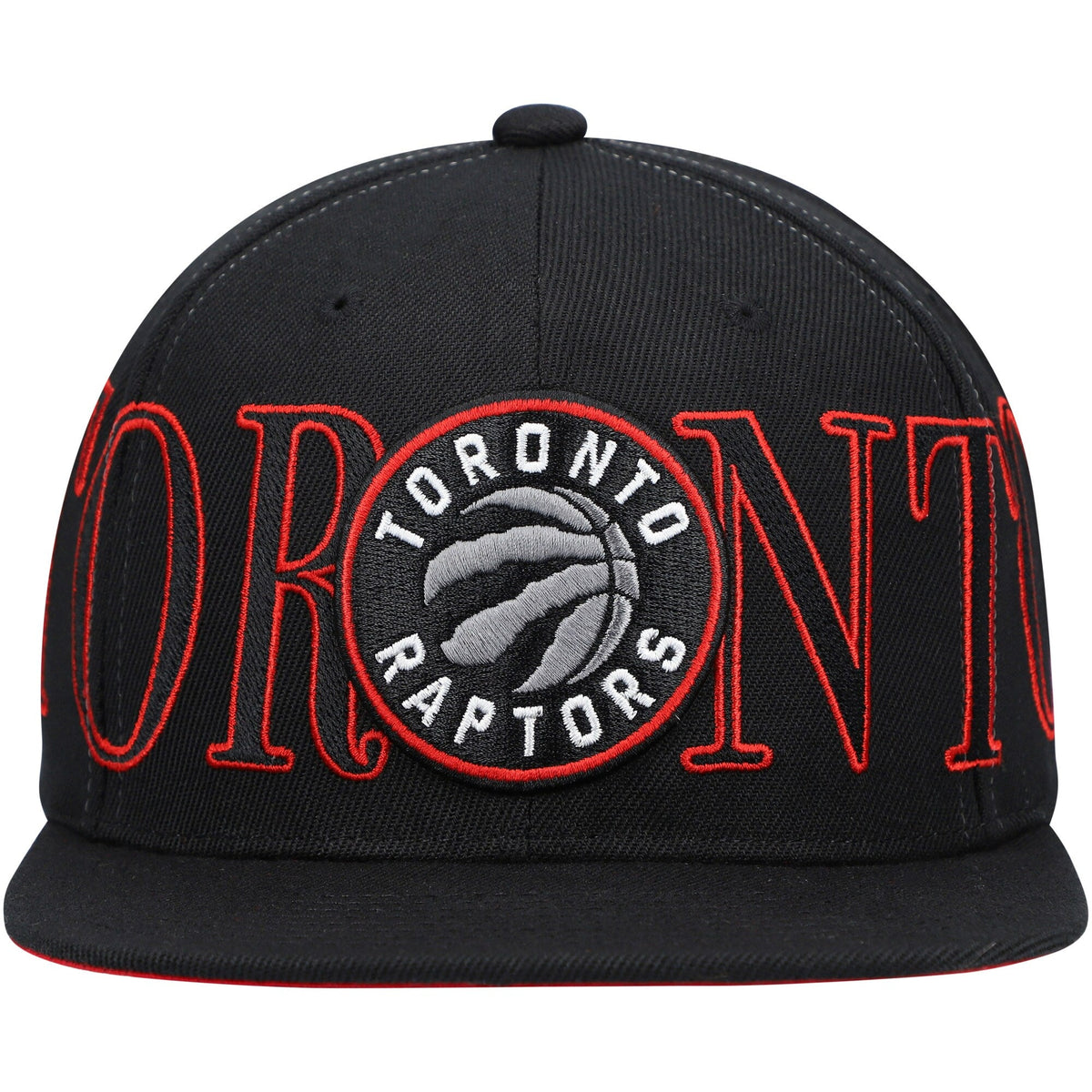 Men's Mitchell & Ness Black Toronto Raptors Winner Circle Snapback Hat