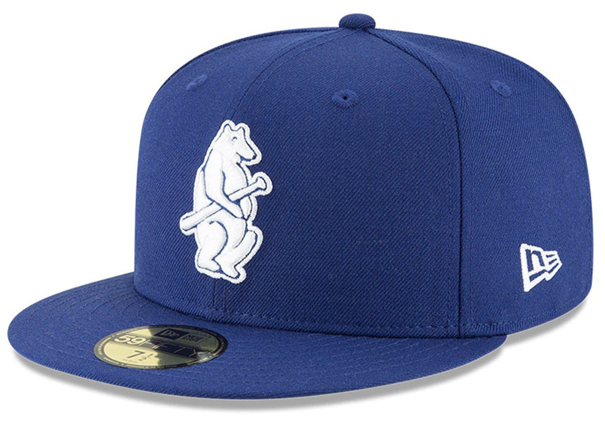 Men's Chicago Cubs New Era Royal Cooperstown 1914 Logo 59FIFTY Fitted Hat