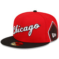Chicago Bulls New Era 2021/22 City Edition City Edition Official 59FIFTY Fitted Hat - Black/Red