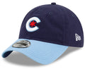 Men's Chicago Cubs New Era Navy/Light Blue City Connect 9TWENTY Adjustable Hat