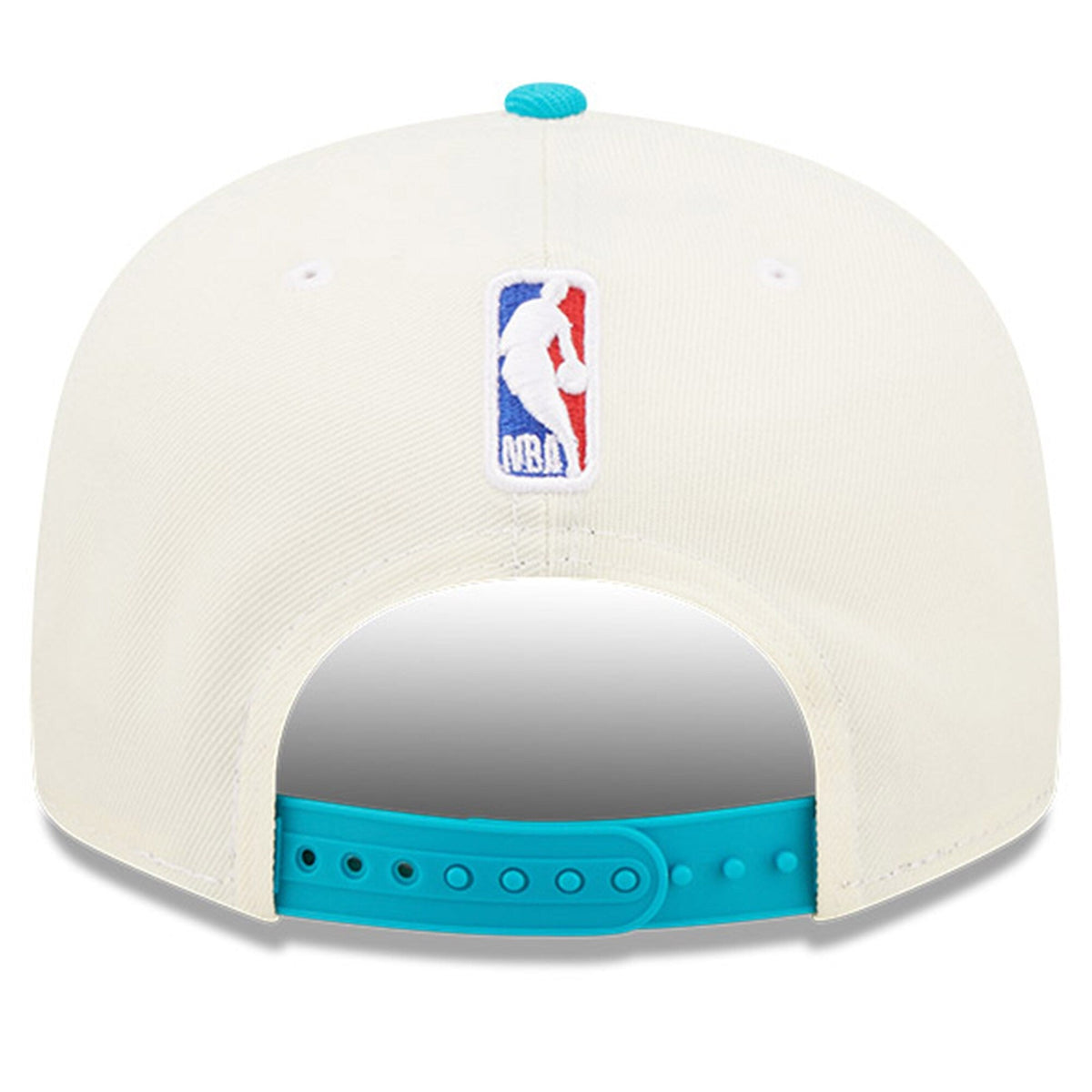 Charlotte Hornets New Era 2022 NBA Draft 9FIFTY Snapback Adjustable Hat - Cream/Teal