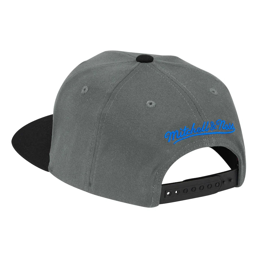 Men's Mitchell & Ness Brooklyn Nets NBA Neon Lights Gray/Black Snapback