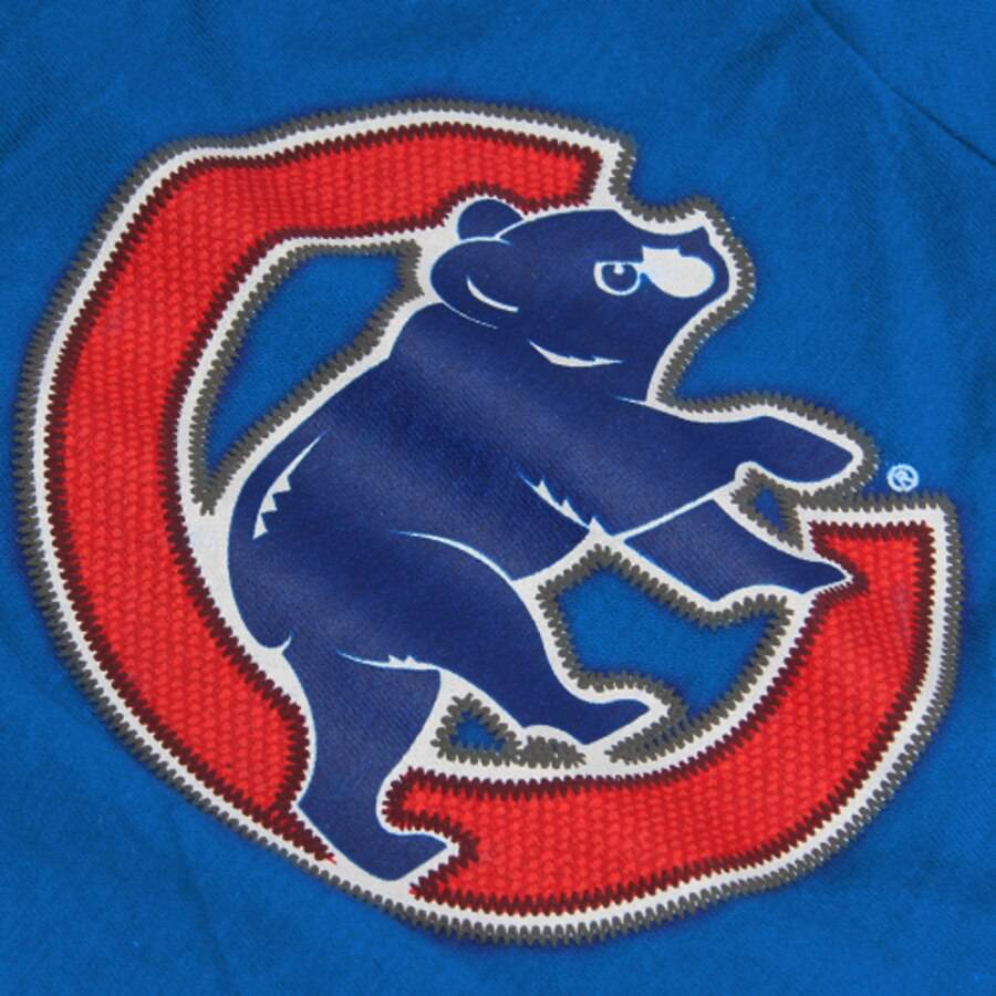Youth MLB Chicago Cubs Javier Baez Majestic Royal Player Name & Number T-Shirt