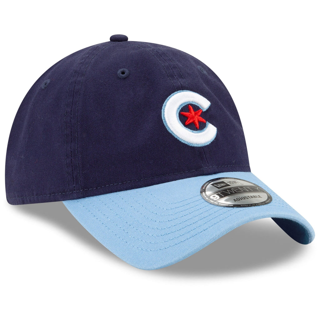 Men's Chicago Cubs New Era Navy/Light Blue City Connect 9TWENTY Adjustable Hat