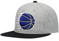 Men's Orlando Magic Mitchell & Ness Gray/Blue Heathered Underpop Snapback Hat