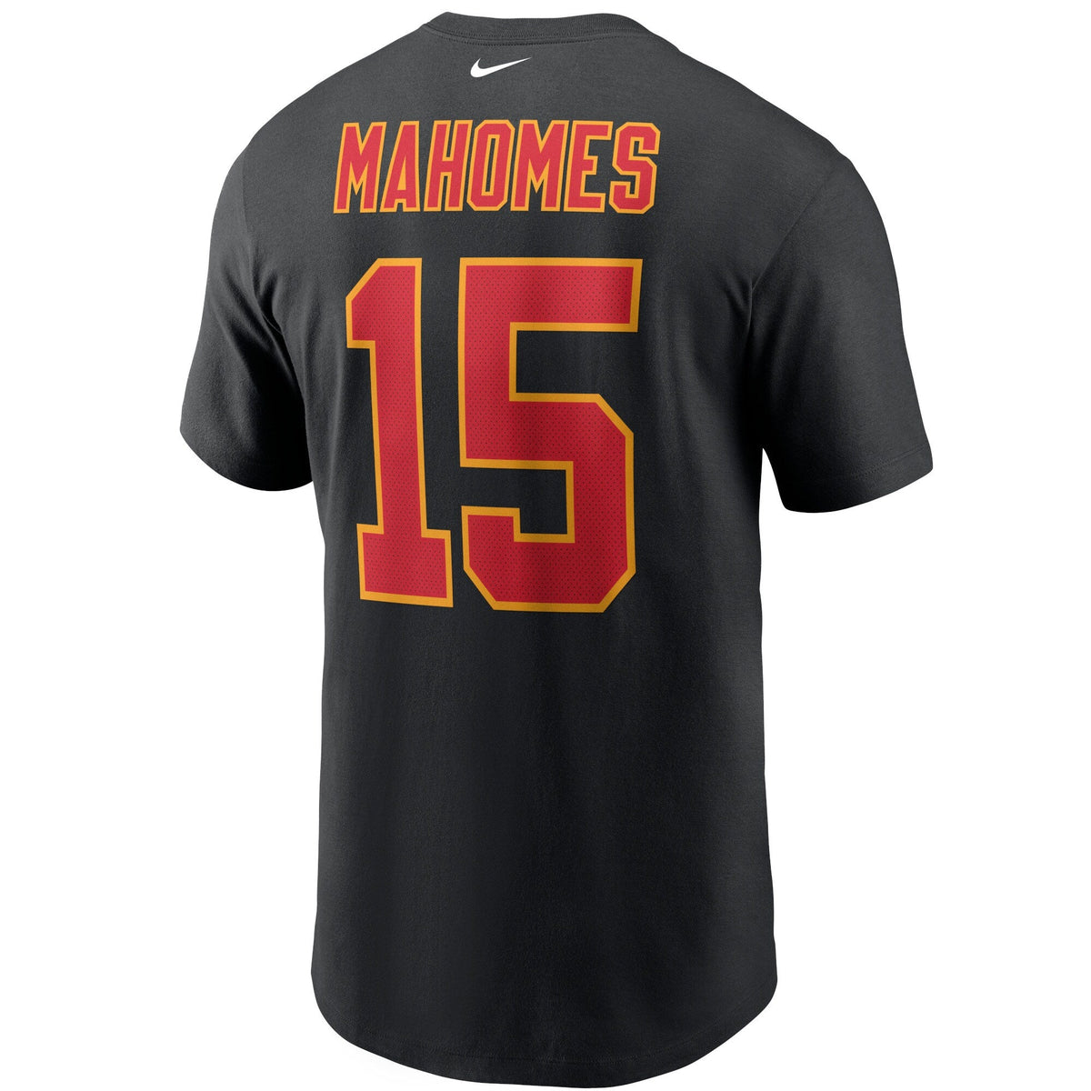 Men's Nike Patrick Mahomes Black Kansas City Chiefs Name & Number T-Shirt