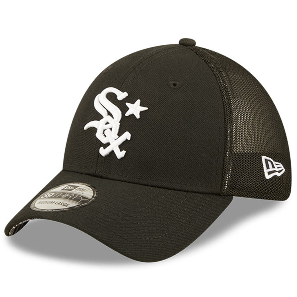 Chicago White Sox New Era 2022 All Star Game Workout Black 39THIRTY Flex Fit Hat