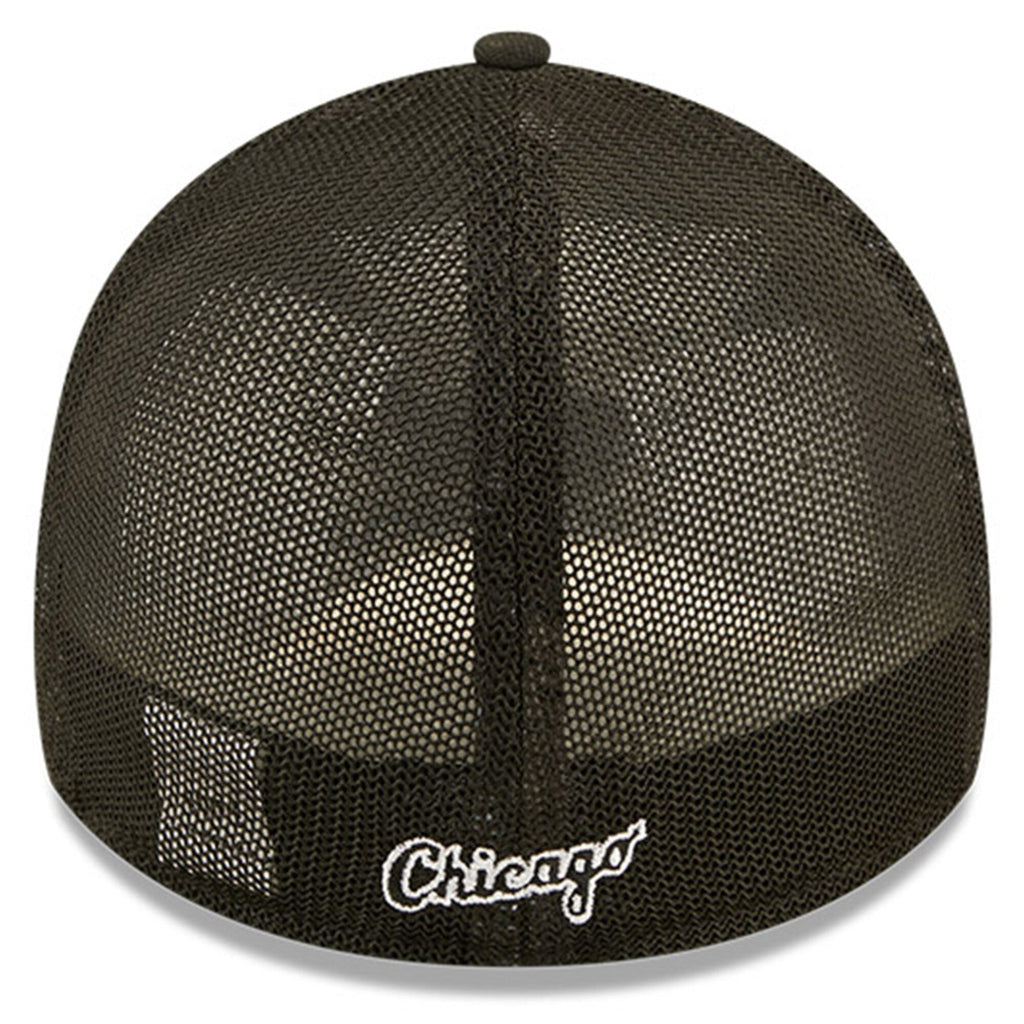 Chicago White Sox New Era 2022 All Star Game Workout Black 39THIRTY Flex Fit Hat