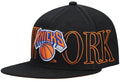 Men's Mitchell & Ness Black New York Knicks Winner Circle Snapback Hat